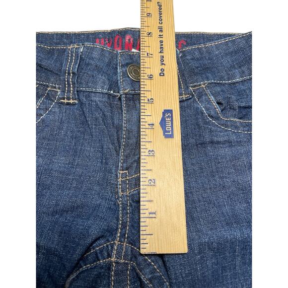 Hydraulic Women's Juniors Jeans Super Low Metro Flare Blue Denim Size 9/10 - Picture 7 of 10